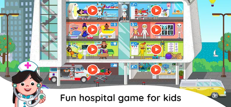 Скачать SKIDOS Hospital Games for Kids [Взлом Бесконечные монеты и МОД Меню] версия 1.8.5 на Андроид