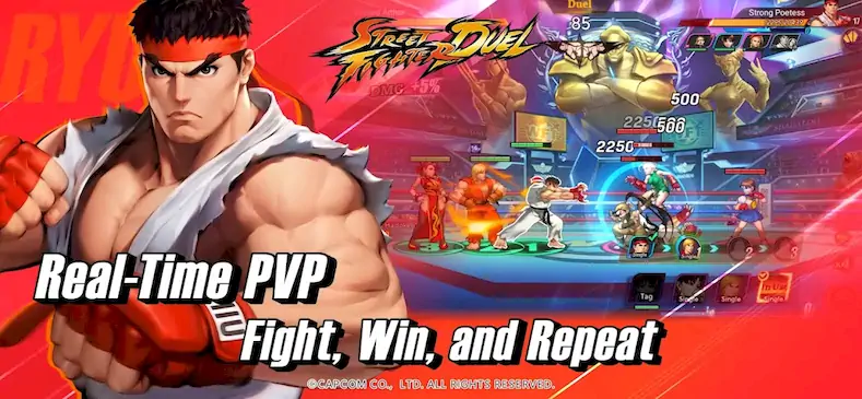 Скачать Street Fighter: Duel [Взлом Бесконечные монеты и МОД Меню] версия 2.6.2 на Андроид