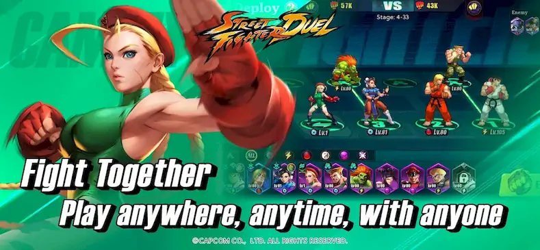 Скачать Street Fighter: Duel [Взлом Бесконечные монеты и МОД Меню] версия 2.6.2 на Андроид