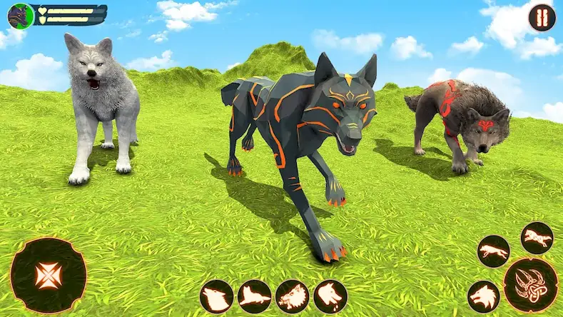 Скачать волк игры : симулятор животных [Взлом на монеты и МОД Меню] версия 0.7.3 на Андроид