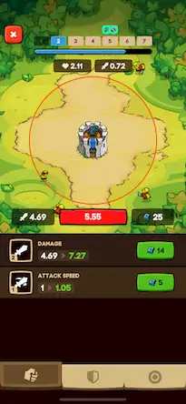 Скачать Apexlands- idle tower defense [Взлом Много монет и МОД Меню] версия 0.4.9 на Андроид