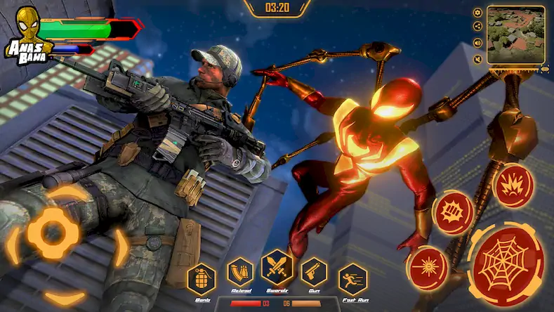 Скачать Iron Super Hero - Spider Games [Взлом на монеты и МОД Меню] версия 2.2.8 на Андроид