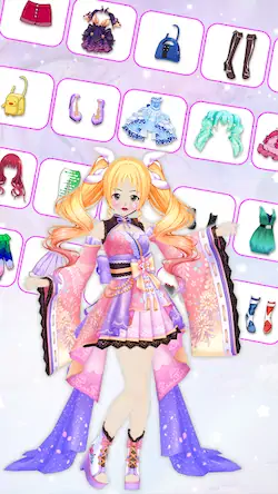 Скачать Anime Fashion: Dress Up Games [Взлом Бесконечные монеты и МОД Меню] версия 0.4.4 на Андроид
