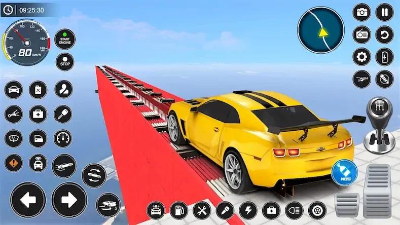 Скачать GT Сумасшедший Авто Stunt Игра [Взлом на деньги и МОД Меню] версия 0.3.3 на Андроид