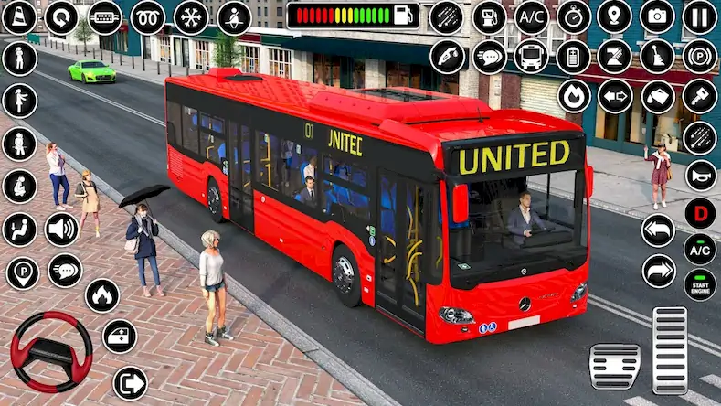 Скачать Bus Simulator Bus Driving Game [Взлом Бесконечные деньги и МОД Меню] версия 0.7.9 на Андроид