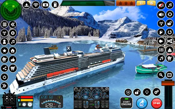 Скачать Ship Games Fish Boat [Взлом на монеты и МОД Меню] версия 1.2.1 на Андроид