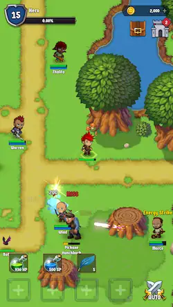 Скачать The Walking Hero -Idle RPG MMO [Взлом Много денег и МОД Меню] версия 0.9.3 на Андроид