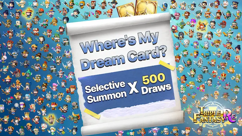Скачать Triple Fantasy RE: 500 summons [Взлом Бесконечные монеты и МОД Меню] версия 1.8.5 на Андроид