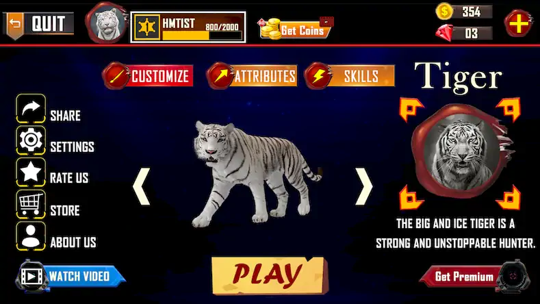 Скачать тигр симулятор игра [Взлом Много денег и МОД Меню] версия 2.4.9 на Андроид
