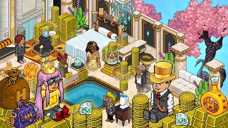 Скачать Habbo - Original Metaverse [Взлом на деньги и МОД Меню] версия 1.4.9 на Андроид