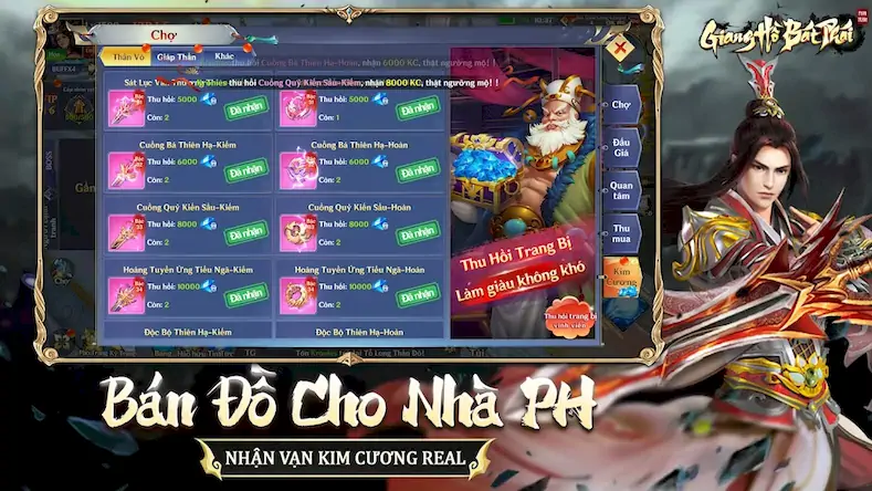 Скачать Giang Hồ: Bát Phái Phân Tranh [Взлом Много денег и МОД Меню] версия 2.6.9 на Андроид