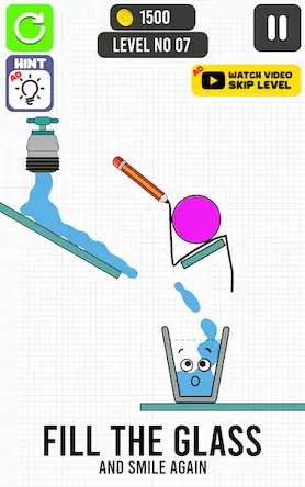 Скачать Draw Color Fill Water Sort [Взлом Много монет и МОД Меню] версия 1.5.2 на Андроид
