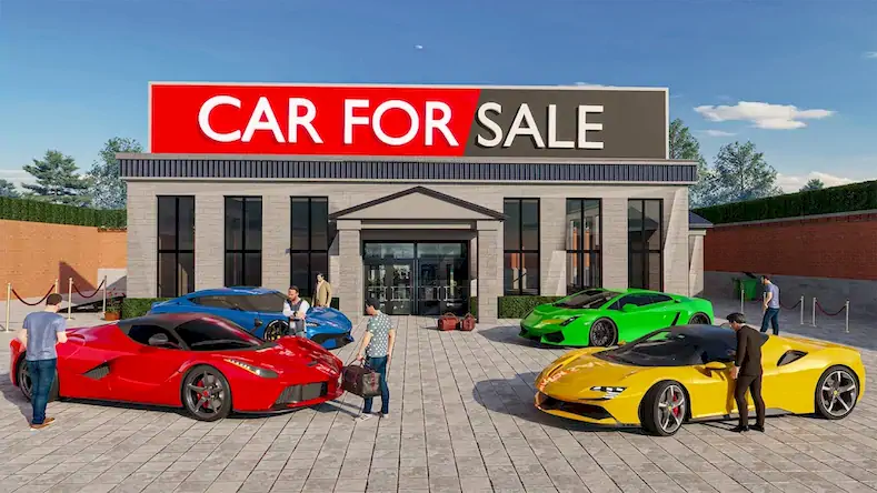 Скачать Car Saler Simulator 2023 игра [Взлом Бесконечные монеты и МОД Меню] версия 2.4.4 на Андроид