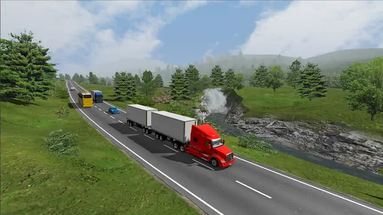 Скачать Universal Truck Simulator [Взлом Много денег и МОД Меню] версия 0.4.6 на Андроид