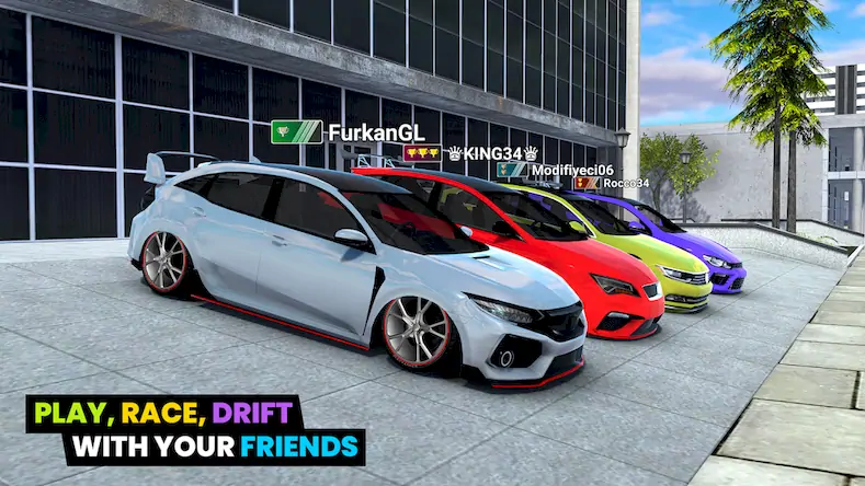 Скачать Car Parking 3D: Online Drift [Взлом Много денег и МОД Меню] версия 0.7.8 на Андроид