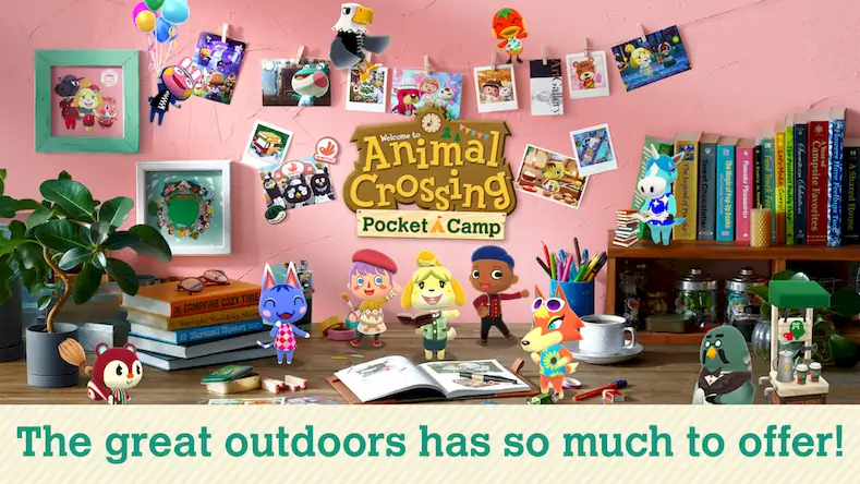 Скачать Animal Crossing: Pocket Camp [Взлом Много монет и МОД Меню] версия 1.3.1 на Андроид