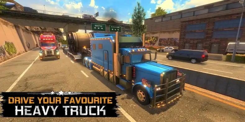 Скачать Truck Simulator USA Revolution [Взлом Много денег и МОД Меню] версия 0.7.6 на Андроид