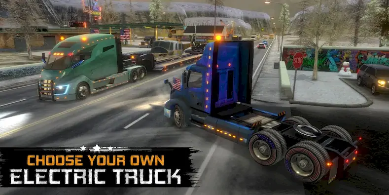 Скачать Truck Simulator USA Revolution [Взлом Много денег и МОД Меню] версия 0.7.6 на Андроид