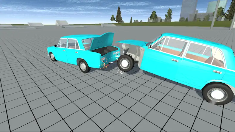 Скачать Simple Car Crash Physics Sim [Взлом Много денег и МОД Меню] версия 2.9.2 на Андроид