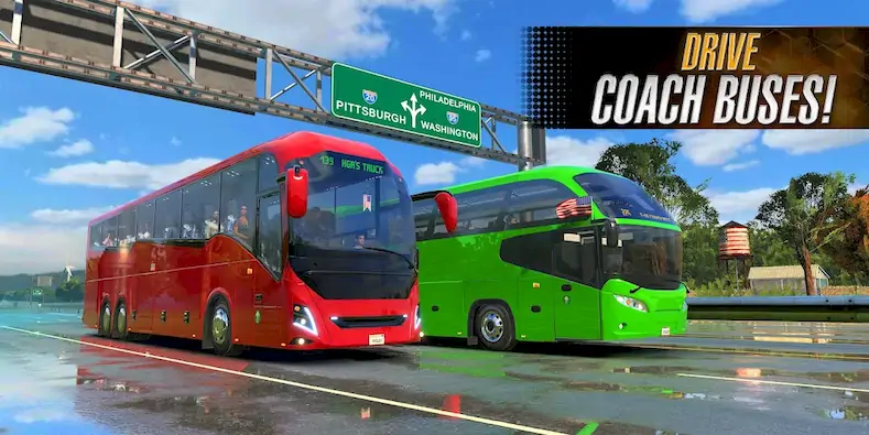Скачать Bus Simulator 2023 [Взлом на монеты и МОД Меню] версия 0.8.5 на Андроид