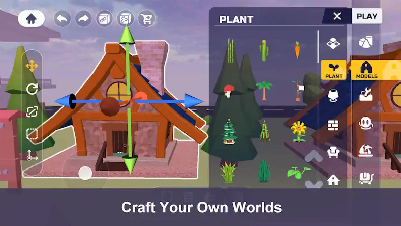 Скачать Uni - Craft your world [Взлом Много денег и МОД Меню] версия 1.9.7 на Андроид