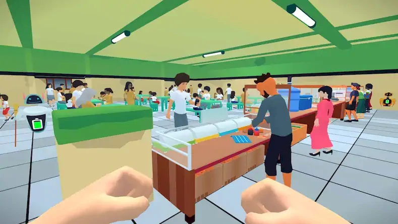 Скачать School Cafeteria Simulator [Взлом на деньги и МОД Меню] версия 1.7.1 на Андроид