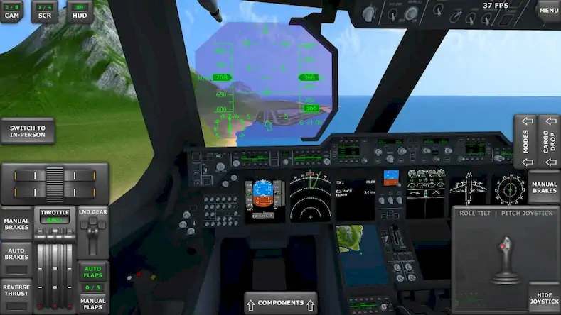 Скачать Turboprop Flight Simulator [Взлом Бесконечные деньги и МОД Меню] версия 2.1.4 на Андроид