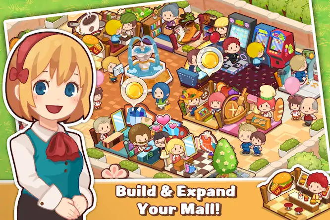 Скачать Happy Mall Story: Sim Game [Взлом Бесконечные деньги и МОД Меню] версия 1.2.4 на Андроид