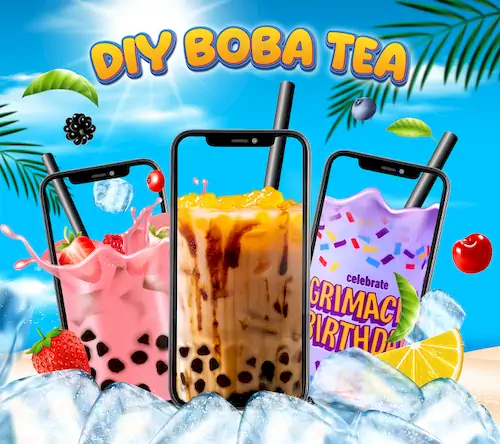 Скачать DIY Boba Tea - Boba Recipe [Взлом Бесконечные деньги и МОД Меню] версия 2.6.8 на Андроид