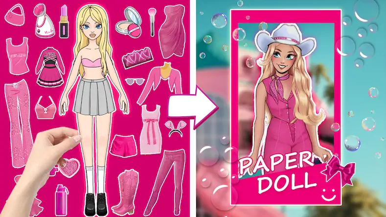 Скачать Magic Paper Doll: аниме макияж [Взлом на деньги и МОД Меню] версия 0.6.1 на Андроид