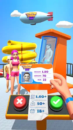 Скачать Theme Park 3D - Fun Aquapark [Взлом Бесконечные монеты и МОД Меню] версия 2.4.2 на Андроид