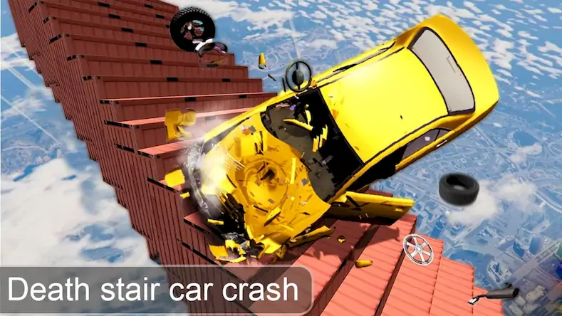 Скачать Beam Drive Crash Death Stair C [Взлом на монеты и МОД Меню] версия 1.6.7 на Андроид