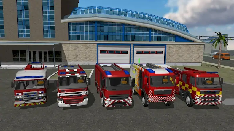 Скачать Fire Engine Simulator [Взлом на монеты и МОД Меню] версия 2.4.6 на Андроид