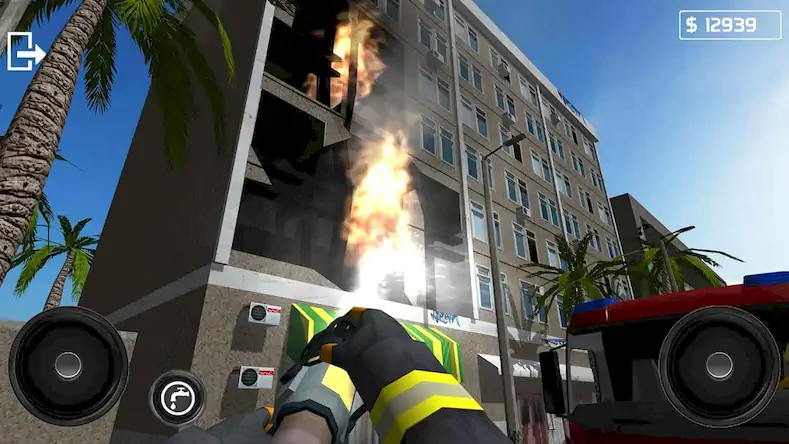Скачать Fire Engine Simulator [Взлом на монеты и МОД Меню] версия 2.4.6 на Андроид