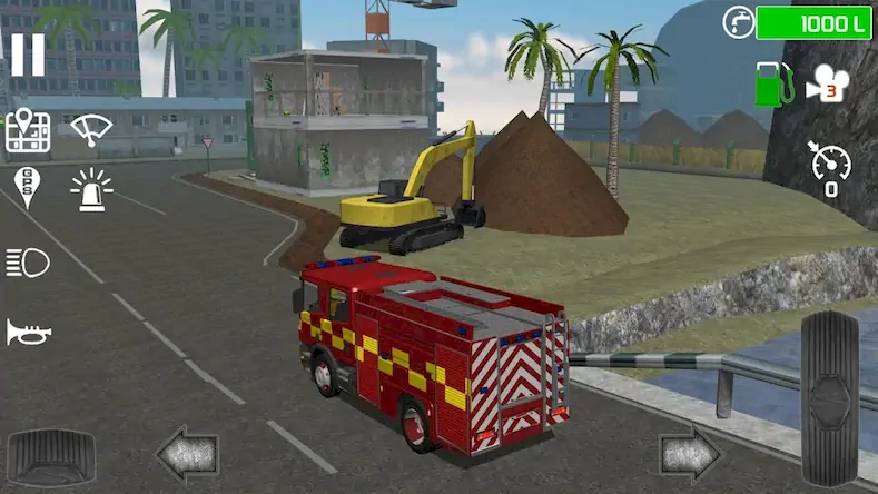 Скачать Fire Engine Simulator [Взлом на монеты и МОД Меню] версия 2.4.6 на Андроид