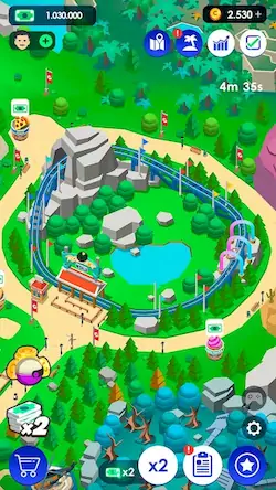 Скачать Idle Theme Park Tycoon [Взлом Бесконечные деньги и МОД Меню] версия 2.7.5 на Андроид