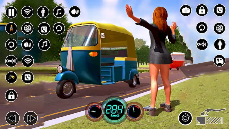 Скачать Tuk Tuk Rickshaw Driver 2023 [Взлом на деньги и МОД Меню] версия 0.4.6 на Андроид