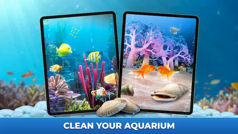 Скачать Fish Tank Clean: Aquarium Sim [Взлом на монеты и МОД Меню] версия 0.3.4 на Андроид