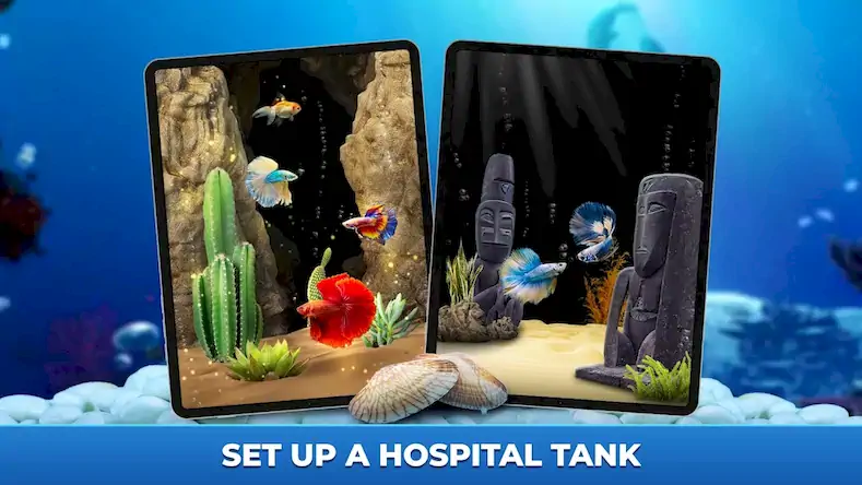 Скачать Fish Tank Clean: Aquarium Sim [Взлом на монеты и МОД Меню] версия 0.3.4 на Андроид