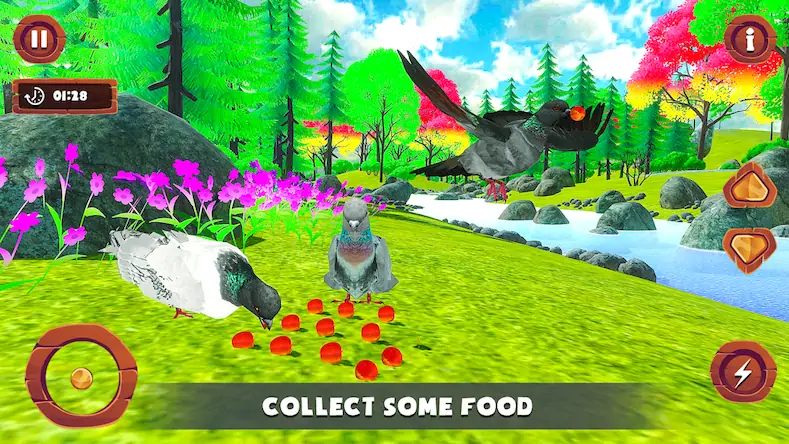 Скачать Flying Bird pigeon Games [Взлом Бесконечные монеты и МОД Меню] версия 0.3.3 на Андроид