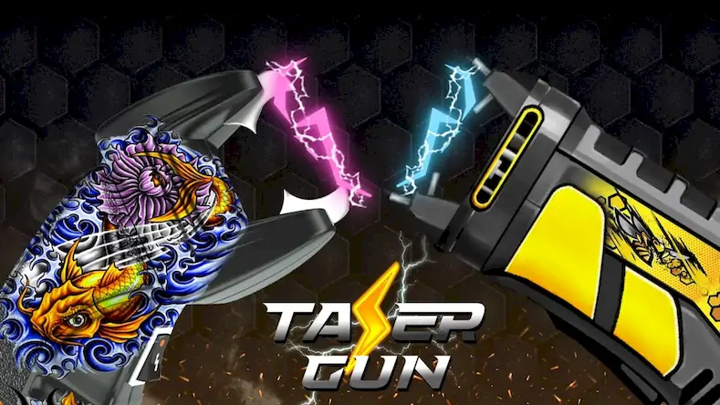 Скачать Taser Gun Prank: Gun Simulator [Взлом на монеты и МОД Меню] версия 1.5.6 на Андроид