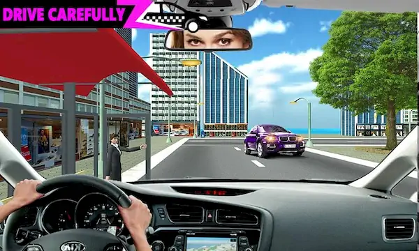 Скачать Pink Taxi Driving Game 3D [Взлом Много денег и МОД Меню] версия 0.2.6 на Андроид