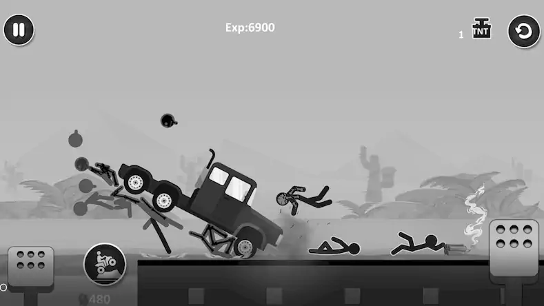 Скачать Stickman Car Destruction Games [Взлом Бесконечные монеты и МОД Меню] версия 0.1.9 на Андроид