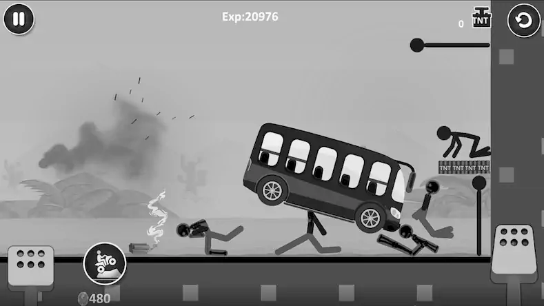 Скачать Stickman Car Destruction Games [Взлом Бесконечные монеты и МОД Меню] версия 0.1.9 на Андроид