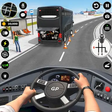 Скачать Bus Driving Simulator PVP Game [Взлом Много монет и МОД Меню] версия 1.9.2 на Андроид