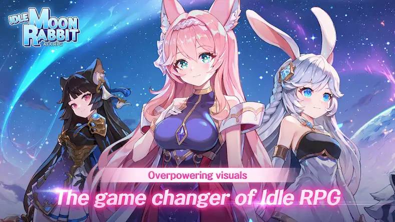 Скачать Idle Moon Rabbit: AFK RPG [Взлом на монеты и МОД Меню] версия 0.8.3 на Андроид