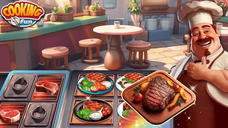 Скачать Cooking Fun:ресторан играх [Взлом на деньги и МОД Меню] версия 0.8.8 на Андроид