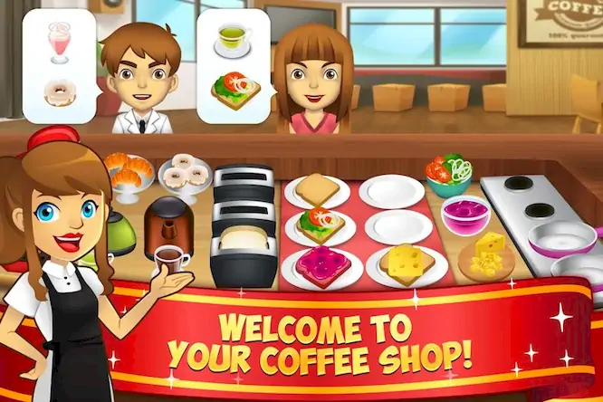 Скачать My Coffee Shop: Cafe Shop Game [Взлом Много денег и МОД Меню] версия 0.2.8 на Андроид
