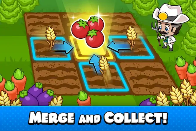 Скачать Idle Farm Tycoon - Merge Crops [Взлом на монеты и МОД Меню] версия 2.9.5 на Андроид