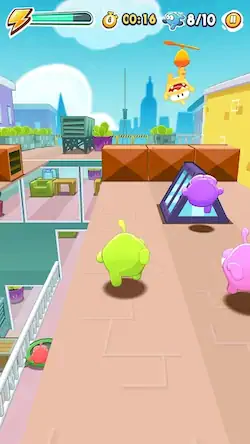 Скачать Om Nom Run 2 Parkour [Взлом на деньги и МОД Меню] версия 0.4.7 на Андроид